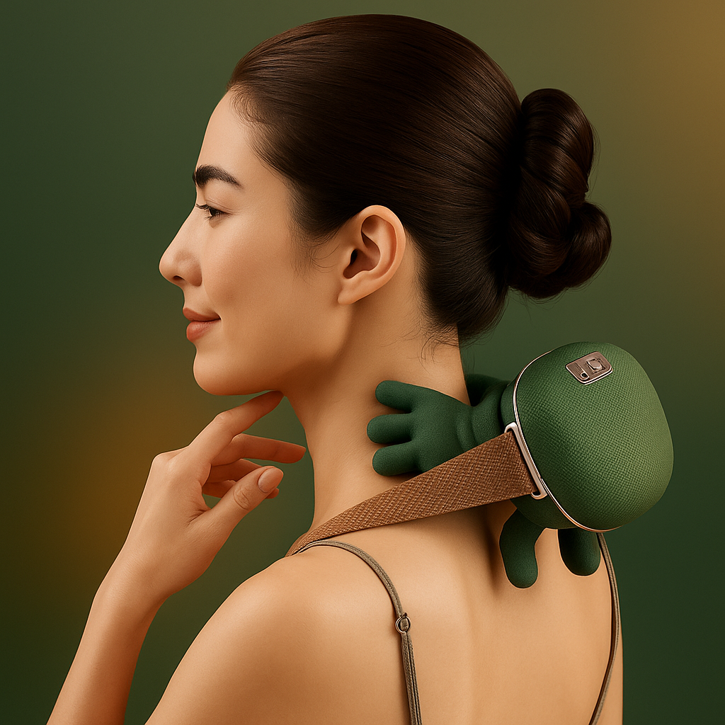 ManosMágicas™ Masajeador de Cuello - Relaja, recarga y revive tu energía