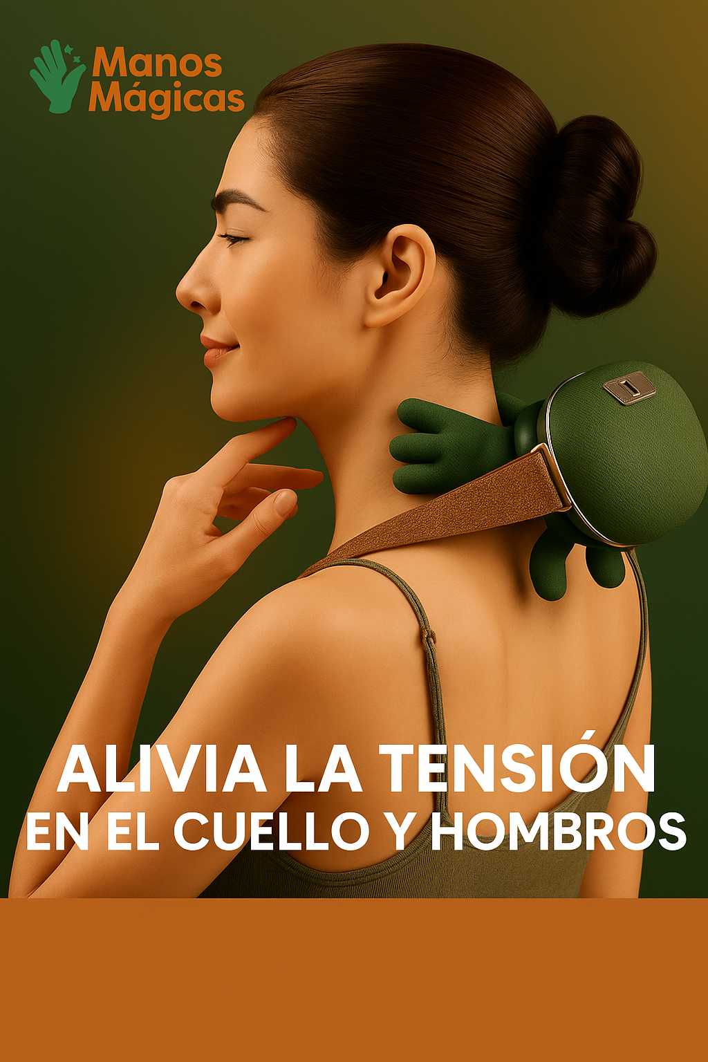 ManosMágicas™ Masajeador de Cuello - Relaja, recarga y revive tu energía