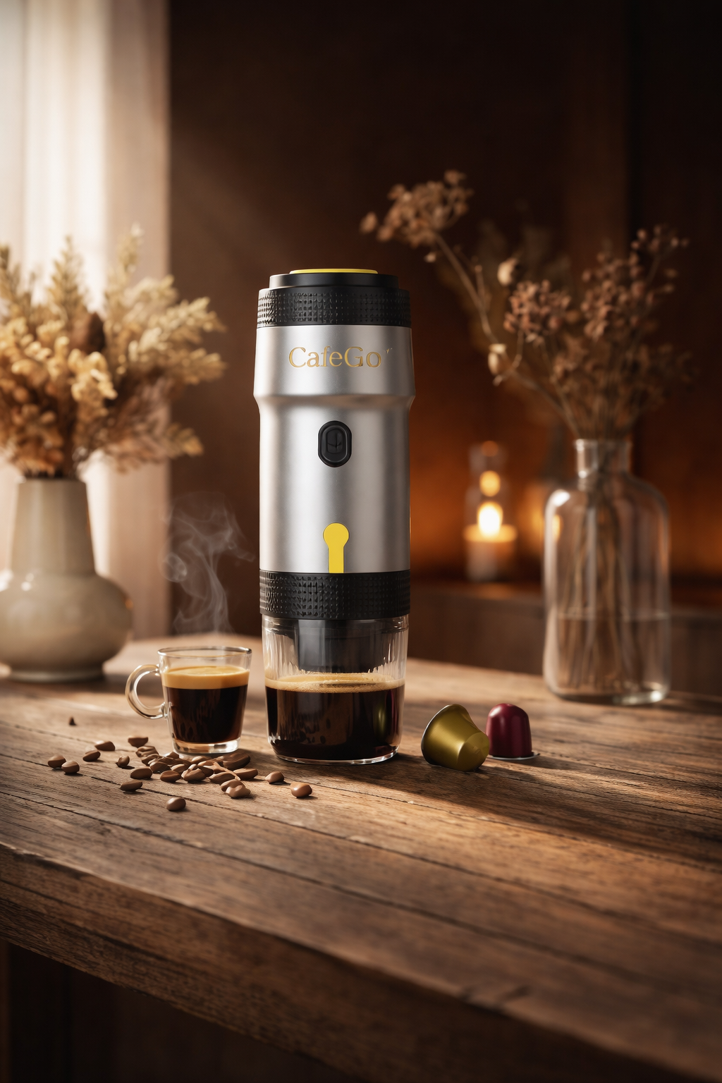 CaféGo™ | Cafetera Espresso Portátil Eléctrica