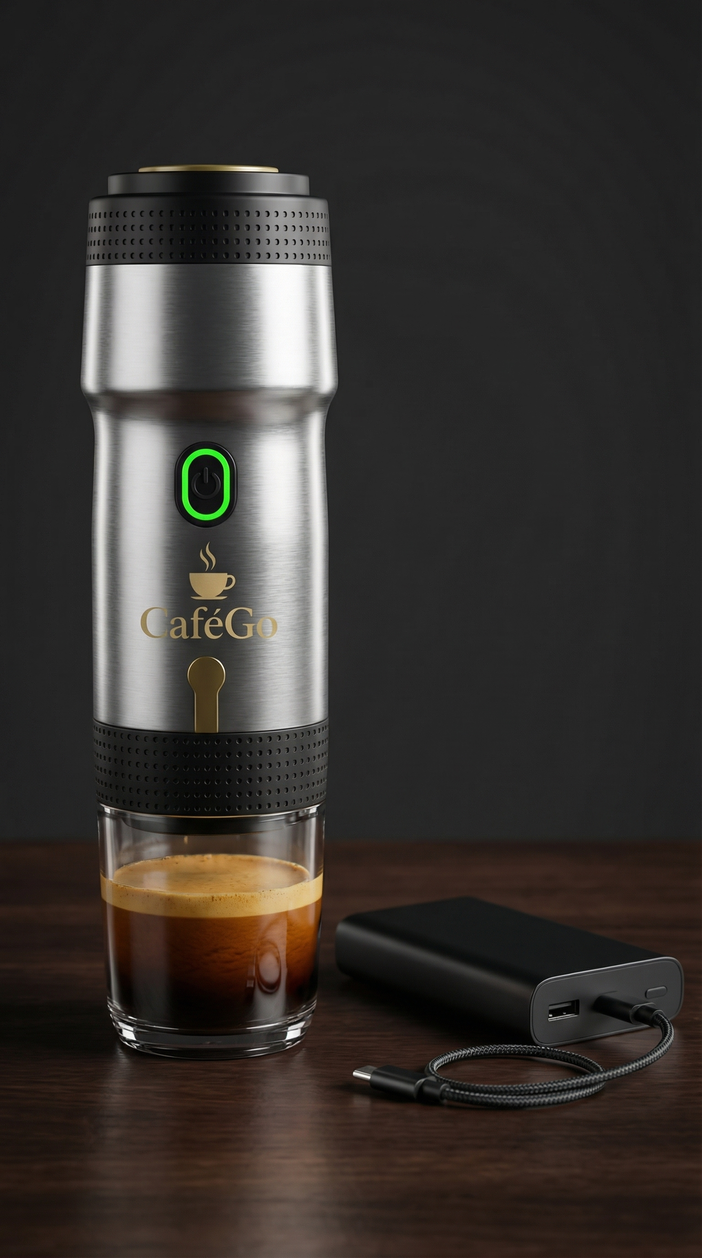 CaféGo™ | Cafetera Espresso Portátil Eléctrica