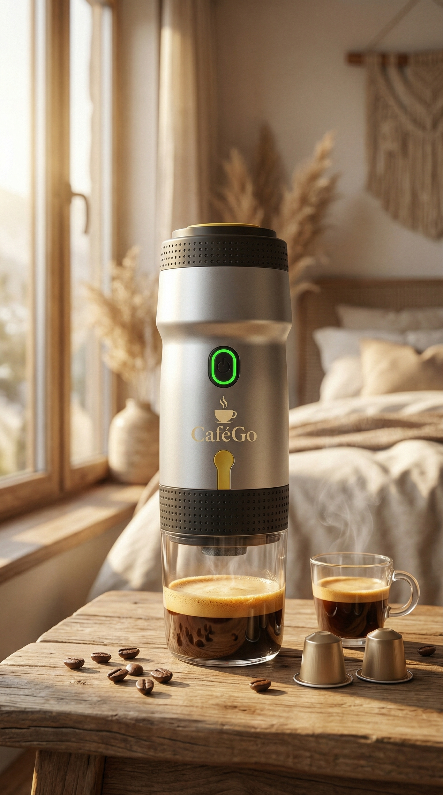 CaféGo™ | Cafetera Espresso Portátil Eléctrica