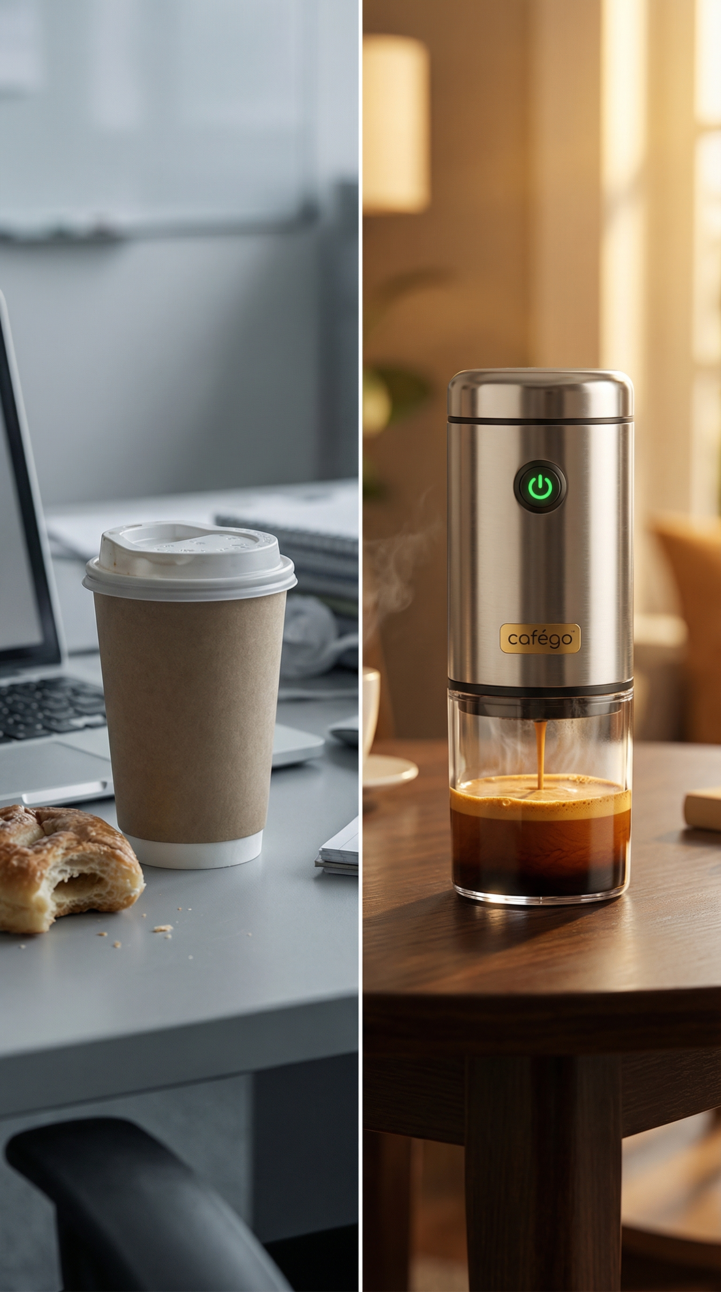 CaféGo™ | Cafetera Espresso Portátil Eléctrica