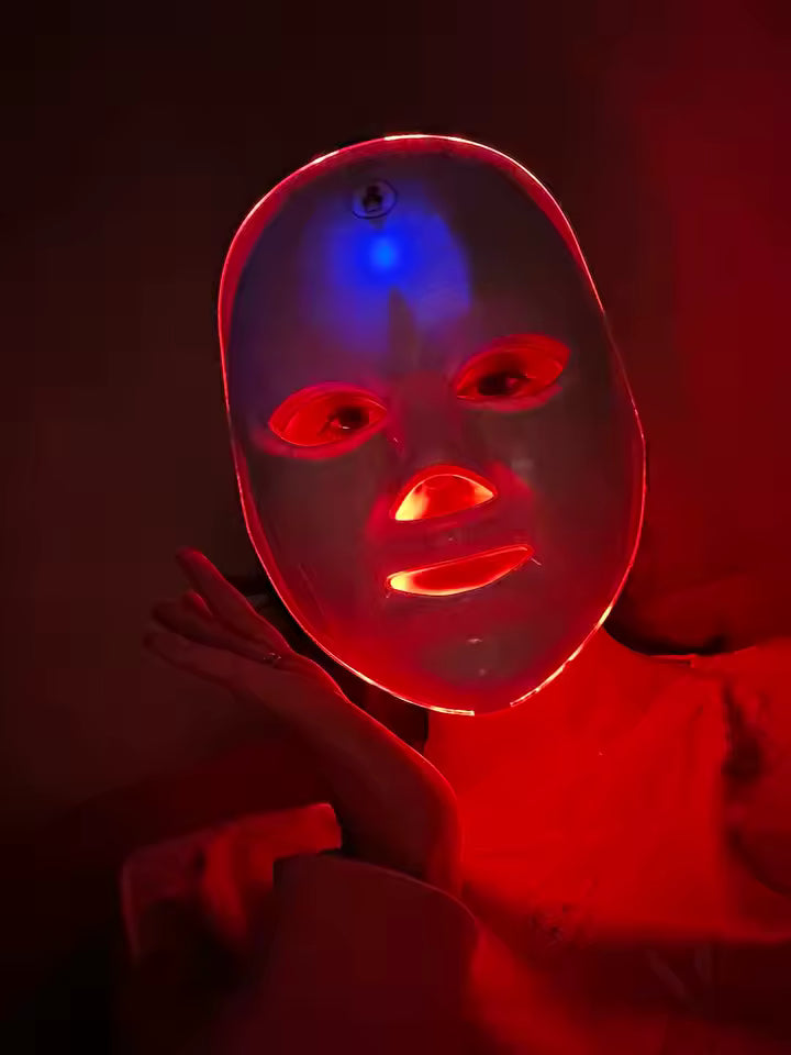 GlowLift™ – Máscara LED Facial & Cervical de Rejuvenecimiento Profundo