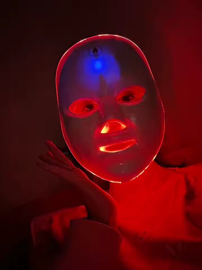 GlowLift™ – Máscara LED Facial & Cervical de Rejuvenecimiento Profundo